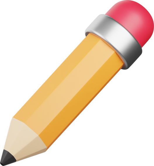 Pencil 3D Icon